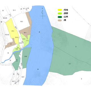 【注目物件！】豊田市 香嵐渓から車5分　足助田舎の古屋・畑・田・山林(渓流あり)  − 愛知県