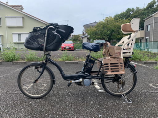 Panasonic製 電動 アシスト 自転車 3段ギア 機関良好 充電器あり ★ギュットmini★