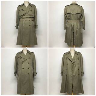⭕⭕⭕NY2/4 Burberrys バーバリーズ トレンチコート カーキグリーン ライナーなし 胸囲 90 身長165 ジャケット アウター⭕⭕⭕の画像