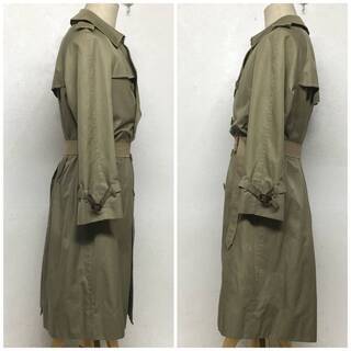 ⭕⭕⭕NY2/4 Burberrys バーバリーズ トレンチコート カーキグリーン ライナーなし 胸囲 90 身長165 ジャケット アウター⭕⭕⭕の画像