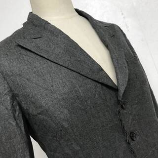 ⭕⭕⭕NY2/96 COMME des GARCONS HOMME PLUS コムデギャルソン オムプリュス 燕尾 ジャケット グレー M サイズ ウール⭕⭕⭕の画像