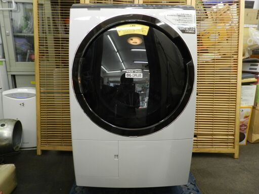 【配送・設置無料】★超美品★2021年製 ヒートリサイクル 風アイロン ビッグドラム 11kg/6kg BD-SX110FL
