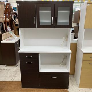 美品さん！【愛品館 江戸川店】一生紀　ISSEIKI 　キッチンボード　食器棚　ID:151-007165-007　配送可　代引き配送可