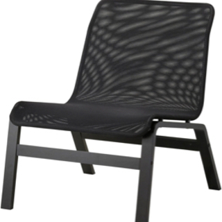 IKEA(イケア) NOLMYRA イージーチェア ブラック ブラック