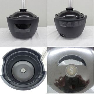 土鍋炊飯器 シロカ かまどさん電気 3合炊き SR-E111 2018年製 長谷園×siroca 炊飯器 札幌市 西野店の画像