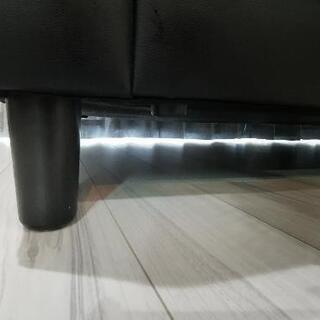 ３人掛けソファ　土日に取りに来ていただける方　　お値下げ可能ですの画像