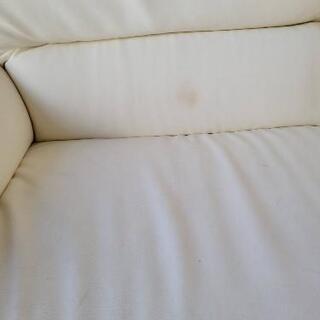 二人掛ソファー
オフホワイトの画像