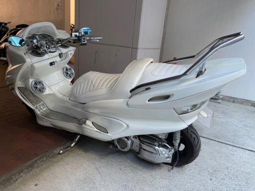 【YAMAHAマジェスティーc】SG03J ホワイトフルカスタム　スピーカー4発