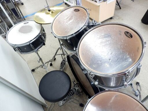 ドラムセット パール フォーラムシリーズ Heat Compression System shell 中古 ヤブレあり 札幌市 西区 