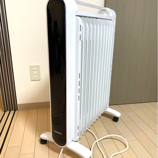 【美品】2019年製 オイルヒーター モダンデコ ホワイト