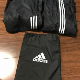 adidas レインウェア　男性用上下の画像