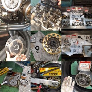 ホンダ ホーネット250 各消耗品交換、各部オーバーホール　純正部品多数交換　動画ありの画像