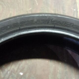 ダンロップ α13 110/80ZR-18 と 140/60R-18 中古前後セットの画像