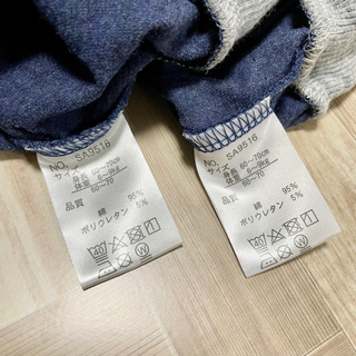 20.  (取引き中) ベビー服　ロングパンツ　2点セット　サイズ60-70の画像