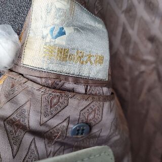 2着。紳士的　高級ダブル テーラードジャケット　レトロの画像