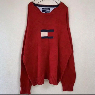 Tommy Hilfiger red knit