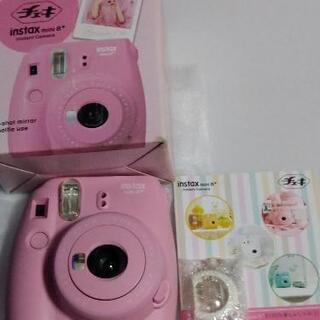 【最安値】チェキ本体instax mini8+ ストロベリー