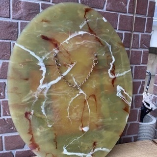 ◎大幅お値下げしました‼️ 逸品 アンティーク 壁掛け 鏡 ☆大理石枠♪の画像