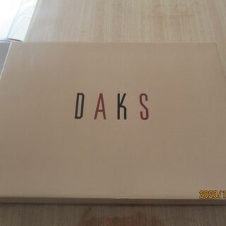 DAKS英国製膝掛け　ベージュ箱あり