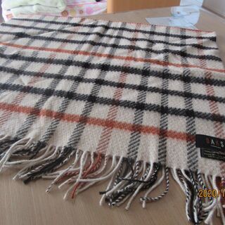 DAKS英国製膝掛け　ベージュ箱ありの画像