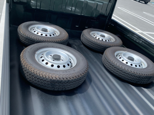 12インチ　タイヤ＋鉄ホイール　4本セット