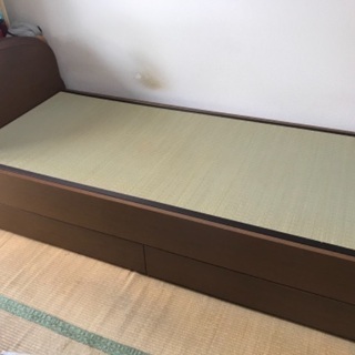 【畳ベッド】シングル・引き出し付き