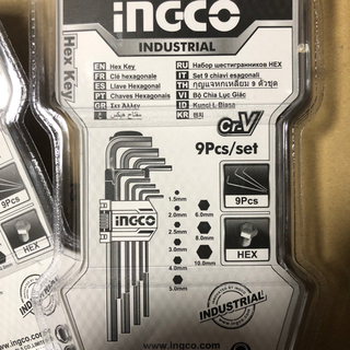 六角レンチ9pcsの画像