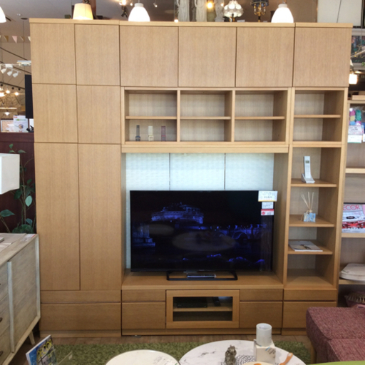 値下しました！ 中古品 加藤木工 大型 リビングボード