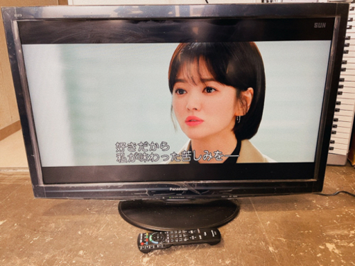 AGH1【動作品】Panasonic 液晶テレビ TH-l37G2-K 2010年製 リモコン付