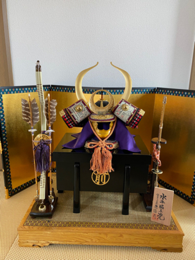 こどもの日◆水牛脇立兜   端午の節句 　兜飾り　御兜飾