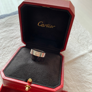 カルティエLOVE リング、ダイヤモンド3個　10号
