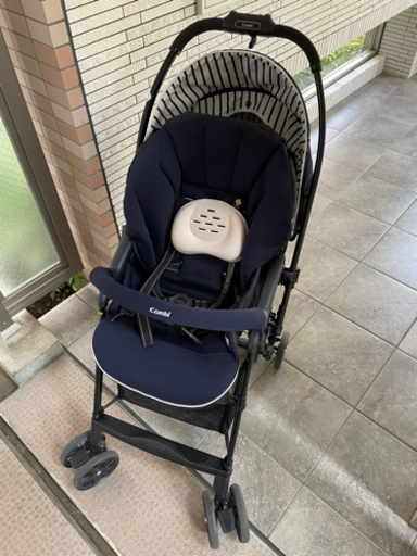コンビ ベビーカー スゴカル 4キャス ネイビー AB型 軽量