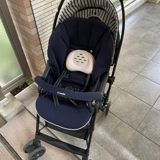 コンビ ベビーカー スゴカル 4キャス ネイビー AB型 軽量