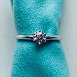 Tiffany♡ソリティア♡0.36ct♡美品♡ダイヤモンドリング♡の画像