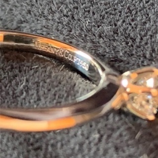 Tiffany♡ソリティア♡0.36ct♡美品♡ダイヤモンドリング♡の画像