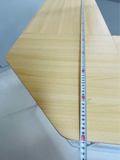 ほぼ未使用　woody desk 天然木の机　
