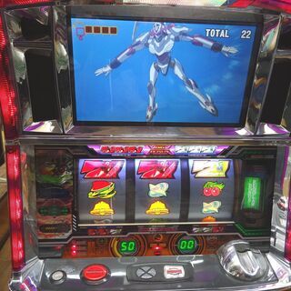 パチスロ 実機 アネモネ 交響詩篇エウレカセブン ※コイン不要機付き※ パチスロ 交響詩篇エウレカセブン アネモネパネル スロット実機