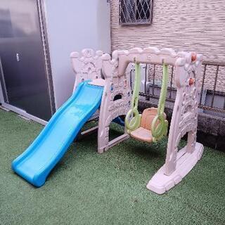【商談中】子供用すべり台、ブランコ、ジャングルジム