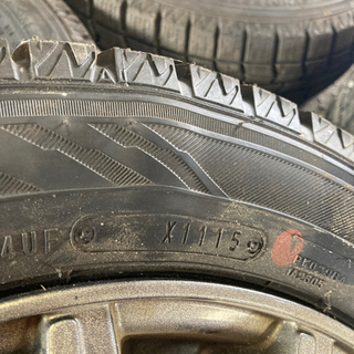🌈155/65R13 7分山中古スタッドレスアルミセットの画像