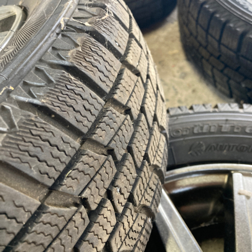 ?155/65R13 7分山中古スタッドレスアルミセット