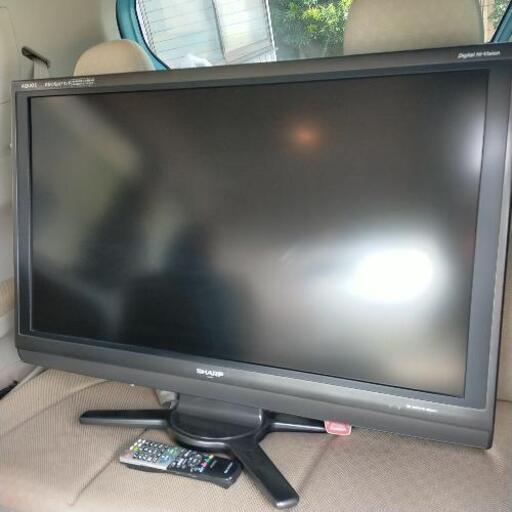 シャープ アクオス 40型液晶テレビ リモコンつき