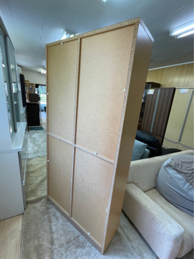 【リサイクルサービス八光　田上店　配達・設置OK】ナチュラル木目　本棚