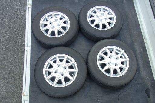 145/80/12　TOYOタイヤ　SD-K7　9分山　PCD100