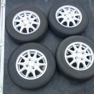 145/80/12　TOYOタイヤ　SD-K7　9分山　PCD100