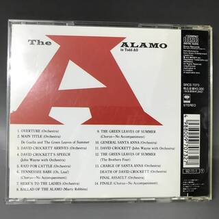 ⭕⭕⭕NY3/57 アラモ/オリジナルサウンドトラック ジョン・ウェイン The ALAMO ORIGINAL SOUNDTRACK ディミトリ・ティオムキン Dimitri Tiomkin⭕⭕⭕の画像