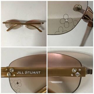 ⭕⭕⭕NI2/5　JILLSTUART ジルスチュアート UVカット グラデーション サングラス ピンク系 UV Peotection ストーン 花 眼鏡 フレーム⭕⭕⭕の画像
