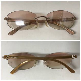 ⭕⭕⭕NI2/5　JILLSTUART ジルスチュアート UVカット グラデーション サングラス ピンク系 UV Peotection ストーン 花 眼鏡 フレーム⭕⭕⭕の画像