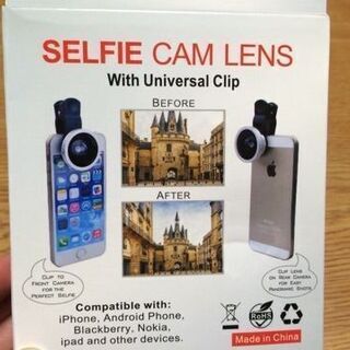 おまけ【未使用品】★SELFIE CAM LENS 携帯用広角レンズ★の画像
