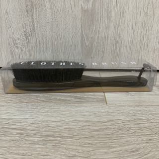 洋服ブラシ　木目仕上げ　豚毛の画像