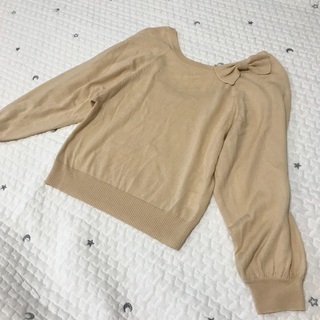 JILL STUART M リボン ニット ジルスチュアート